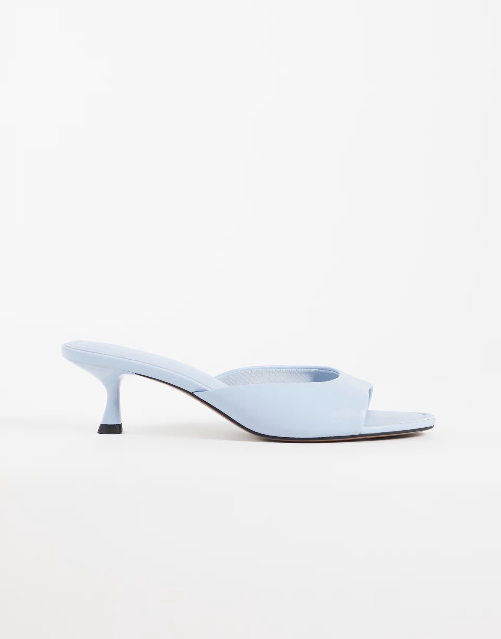 ASOS ASOS Pale Blue Kitten Heel Mules