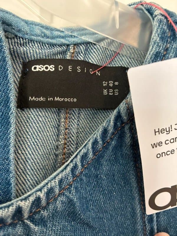 ASOS Women’s asos denim summer dress size 12