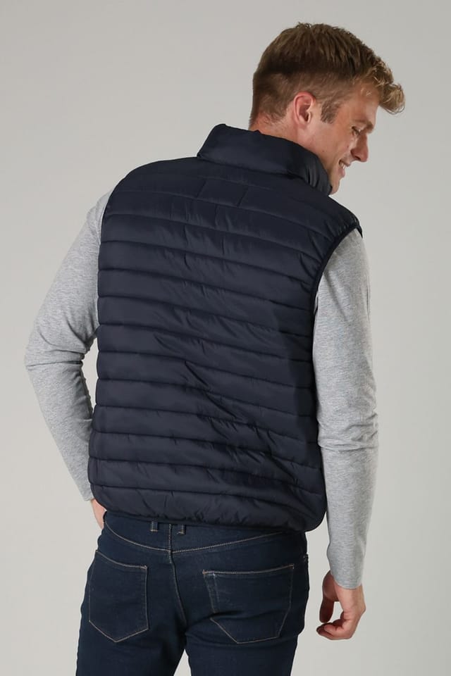 French Connection French Connection Men's Superlight Puffer Gilet in Navy - 2