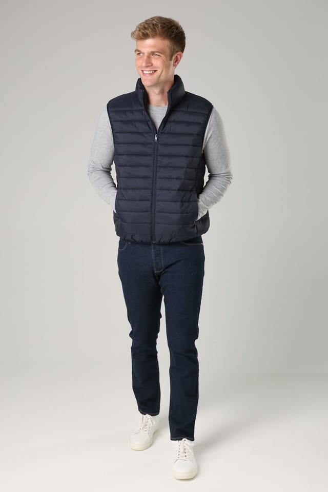 French Connection French Connection Men's Superlight Puffer Gilet in Navy - 3