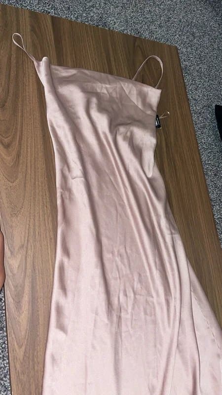New Look satin slip dress from New Look in a beautiful champagne/rose tone