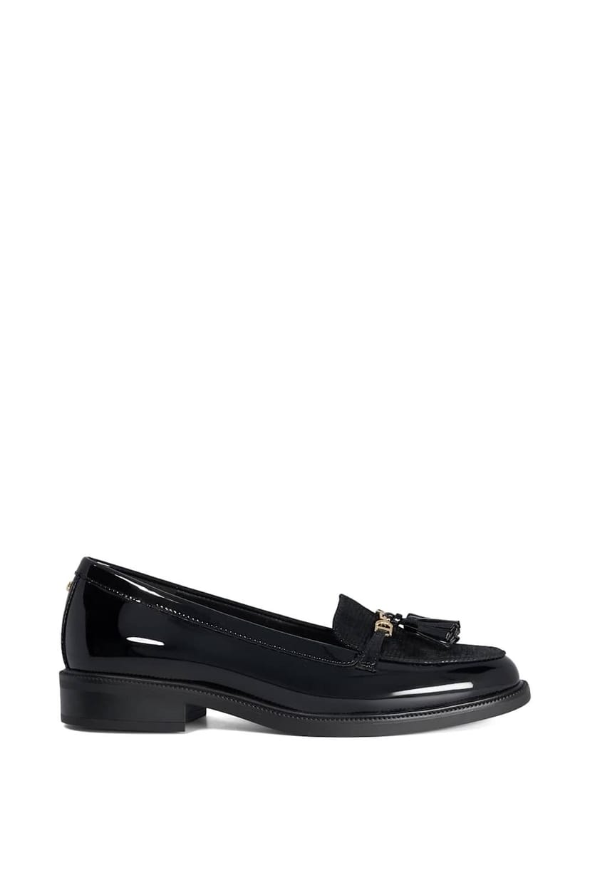 Dune London Dune London Women's Wide Fit 'Gazeles' Loafers in Black - 1