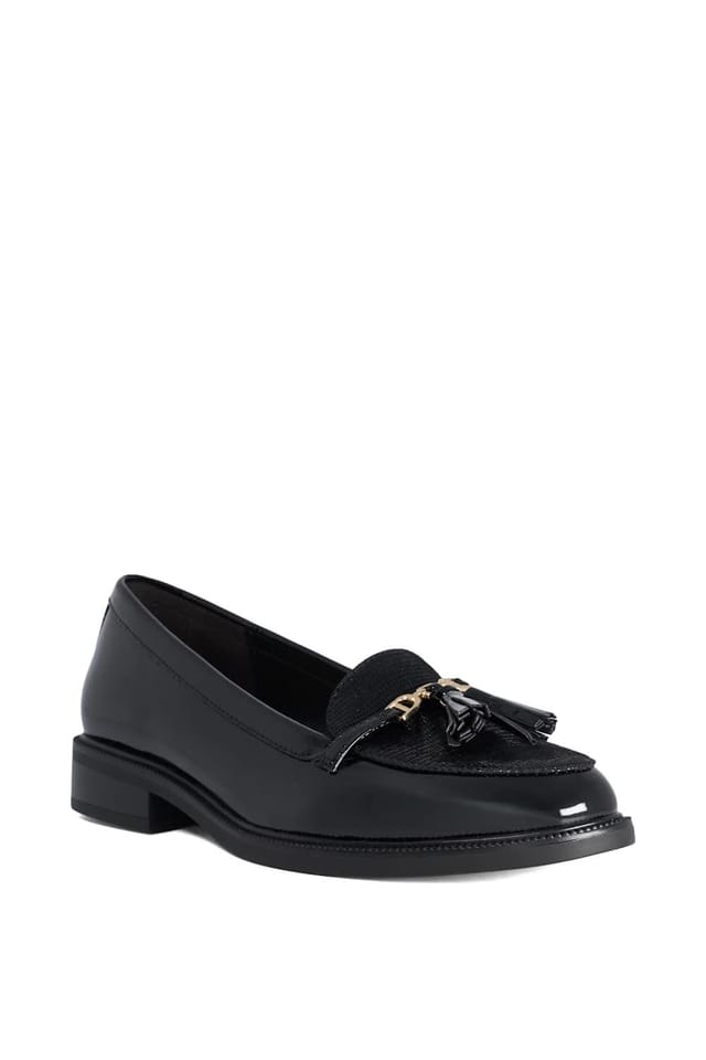 Dune London Dune London Women's Wide Fit 'Gazeles' Loafers in Black - 2