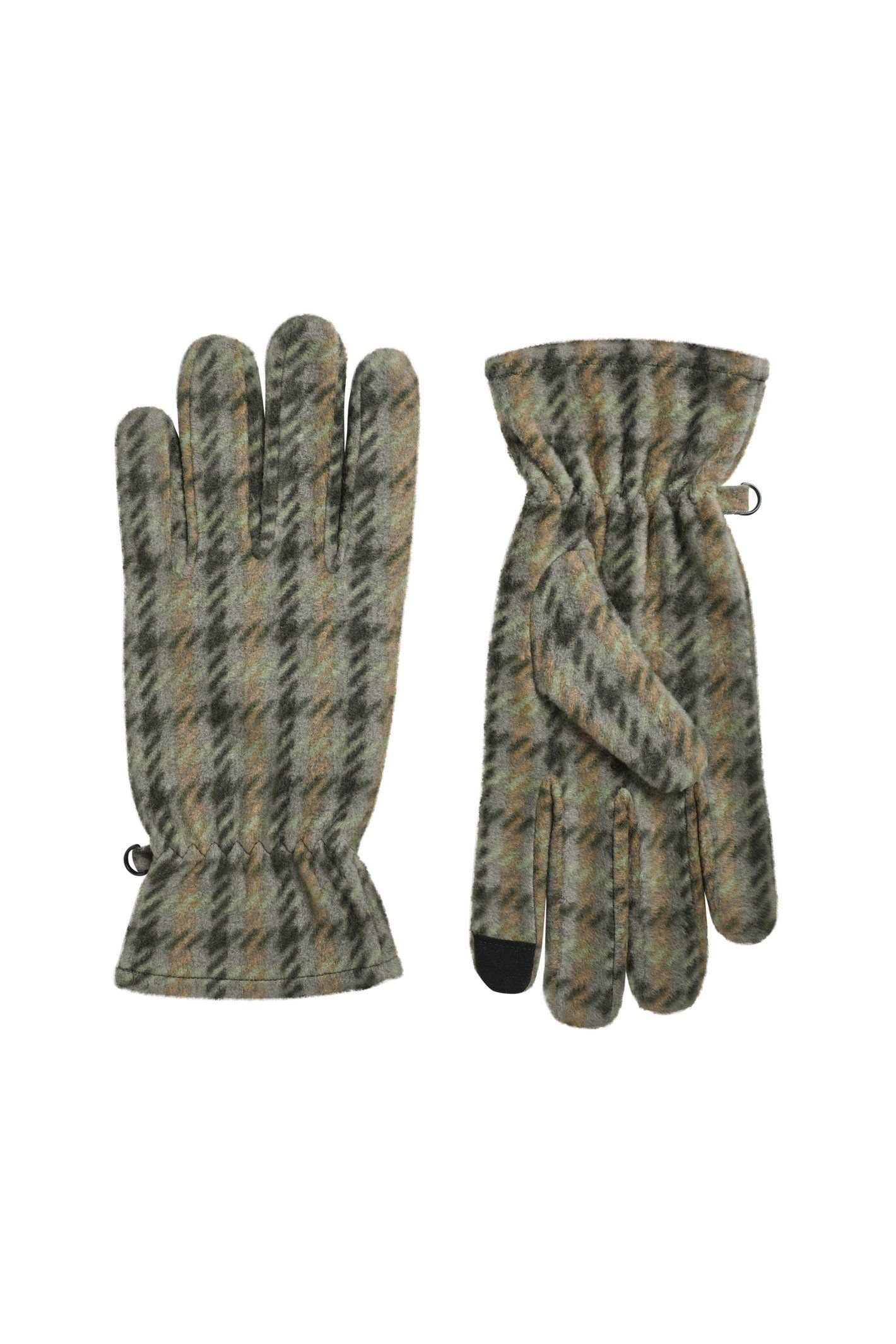 Weird Fish Weird Fish Men's Tayport Microfleece Glove in Olive - 2