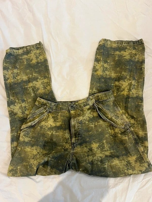 ASOS Green Camo Cargo Pants