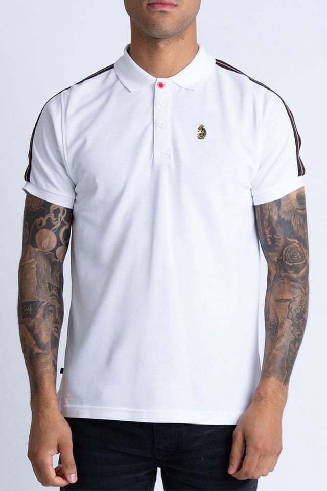 Luke 1977 Luke 1977 Men's New Willtape Polo in White - 3