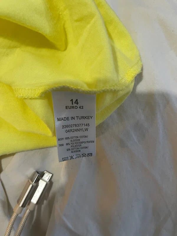 Topshop Vintage Topshop yellow lace cami