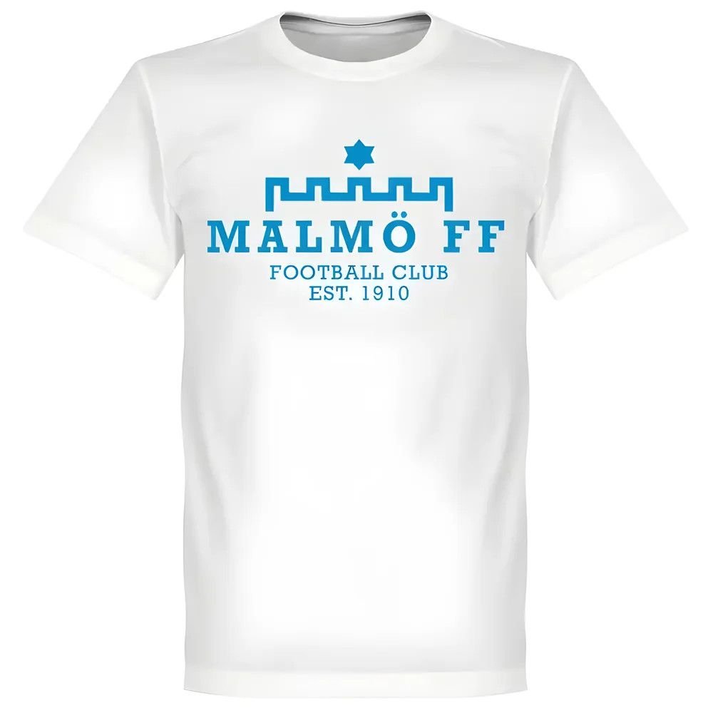 Malmo FF Malmo FF Men's Malmö Team T‑shirt in White - 2