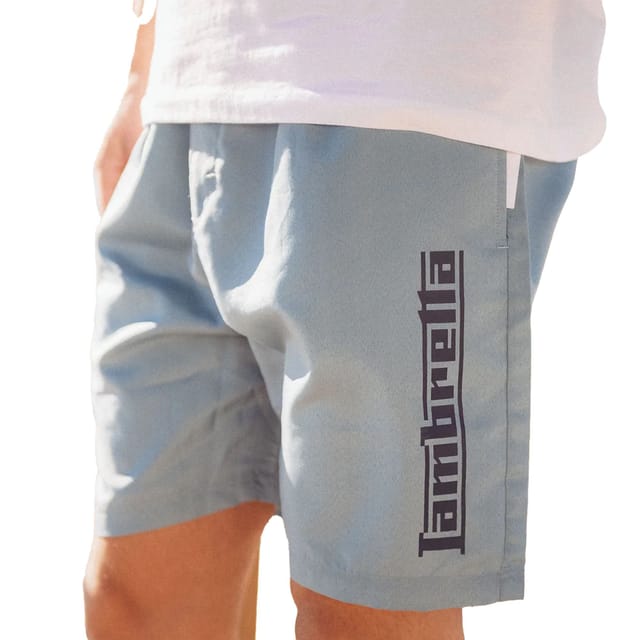 Lambretta Lambretta Men's SS25 Swim Shorts in Light Blue - 3