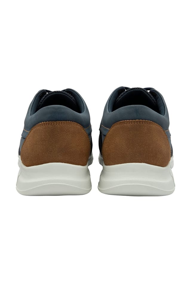 Lotus Lotus Men's 'Arezzo' Leather Lace-Up Casual Shoes in Navy - 3