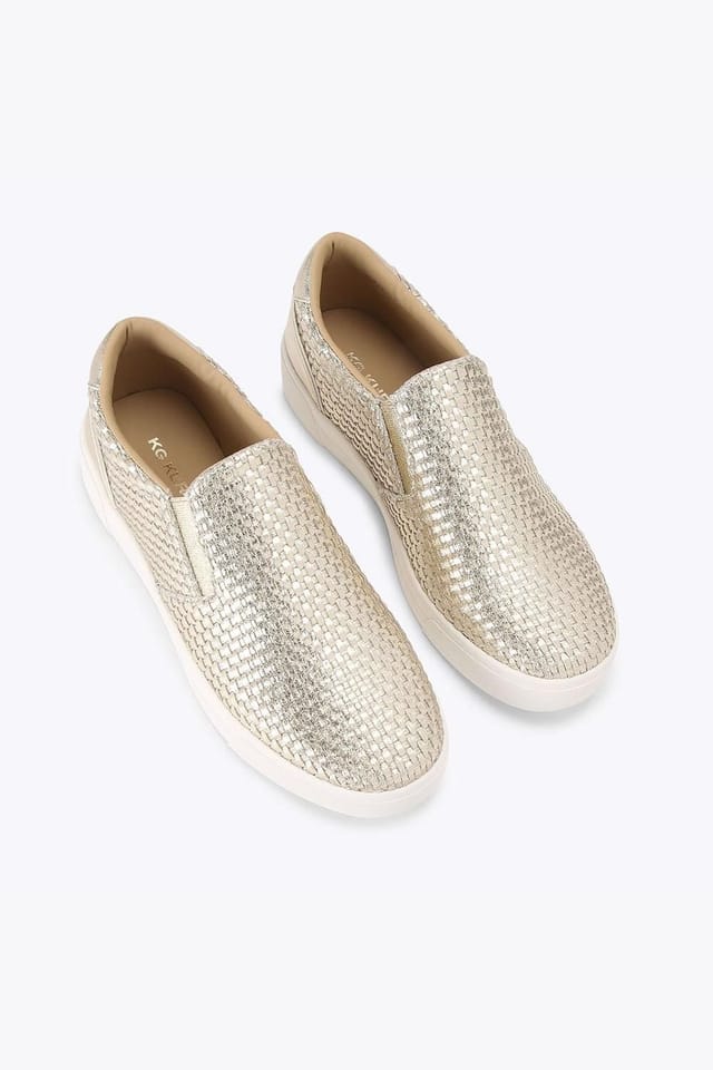 KG Kurt Geiger KG Kurt Geiger Women's 'Lillian Slip On' Trainers in Gold - 2