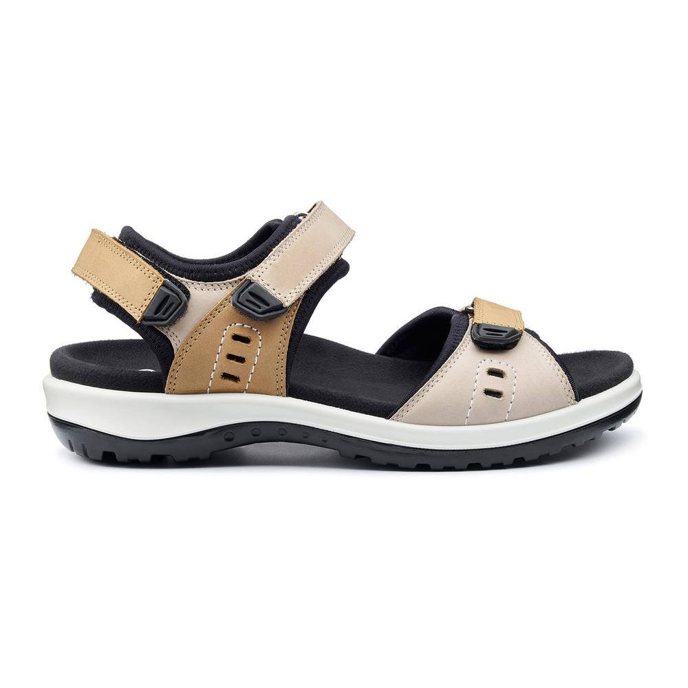 Hotter Hotter Women's Wide 'Walk II' Sandals in Camel - 1