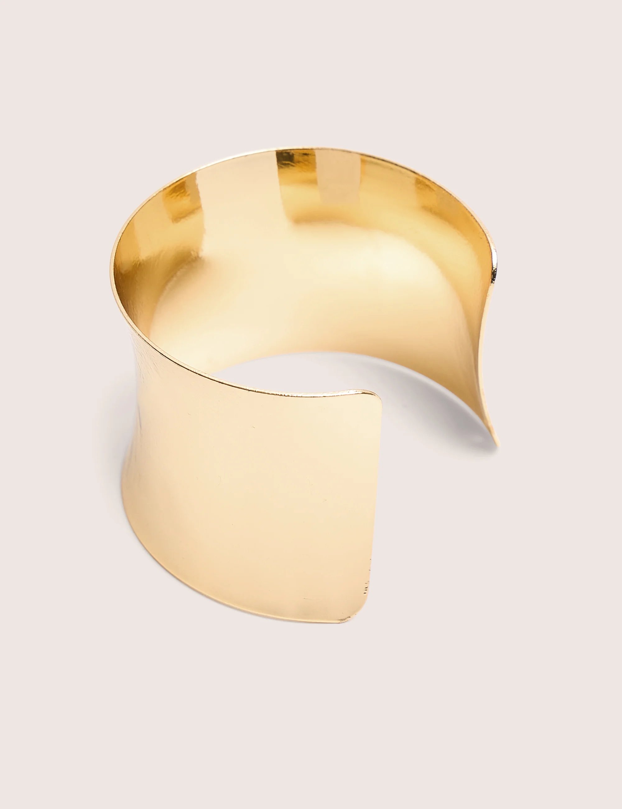 Public Desire Smooth Wide Cuff Bracelet Gold - 2