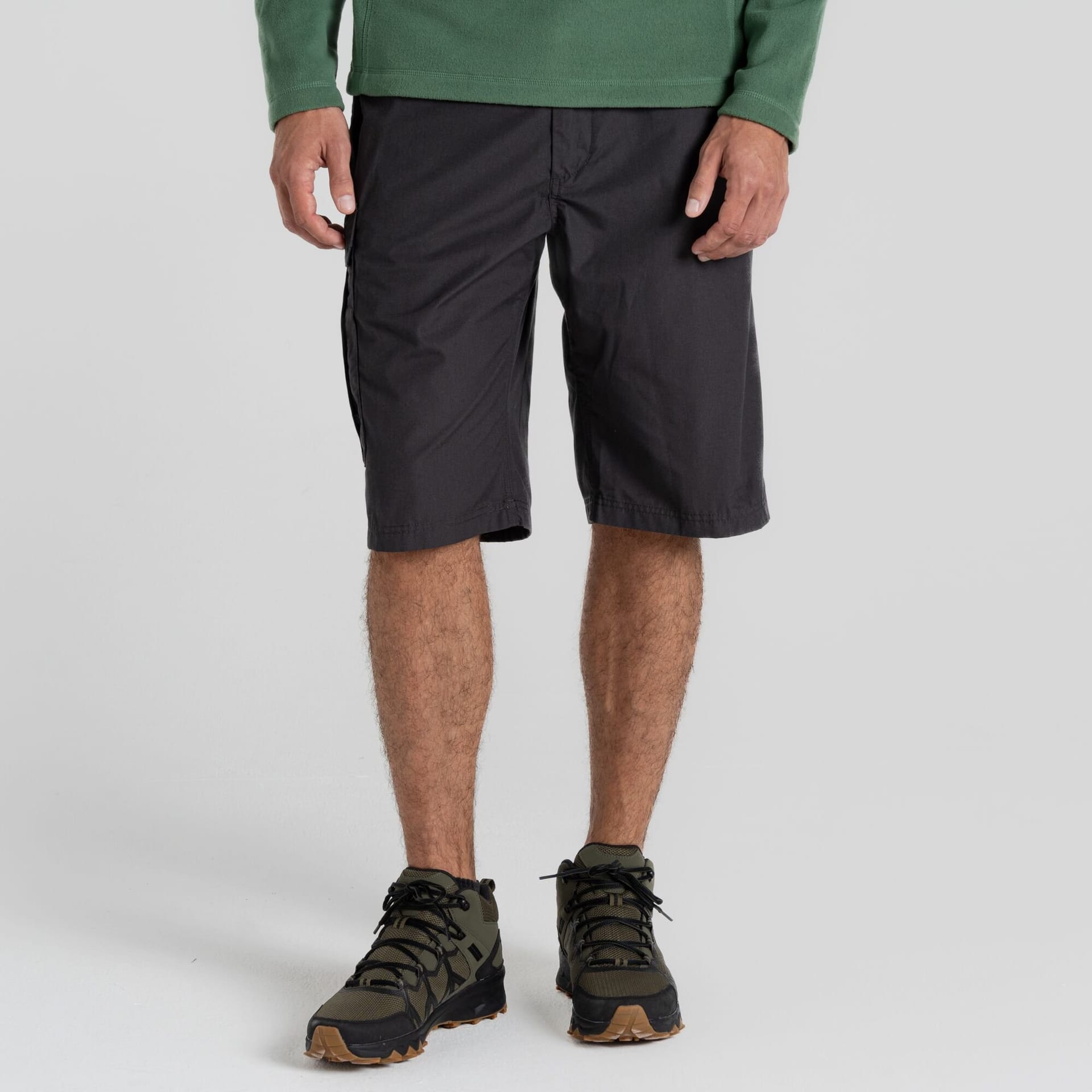 Craghoppers Craghoppers Men's Kiwi Water Repellent Anti-Insect Walking Shorts in Dark Grey - 4
