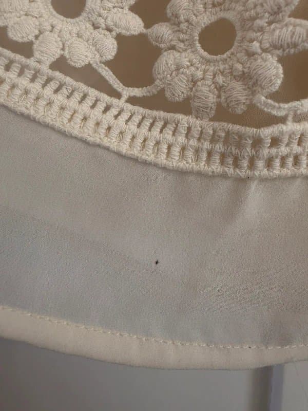 Topshop Topshop Cream floral mini skirt UK 8