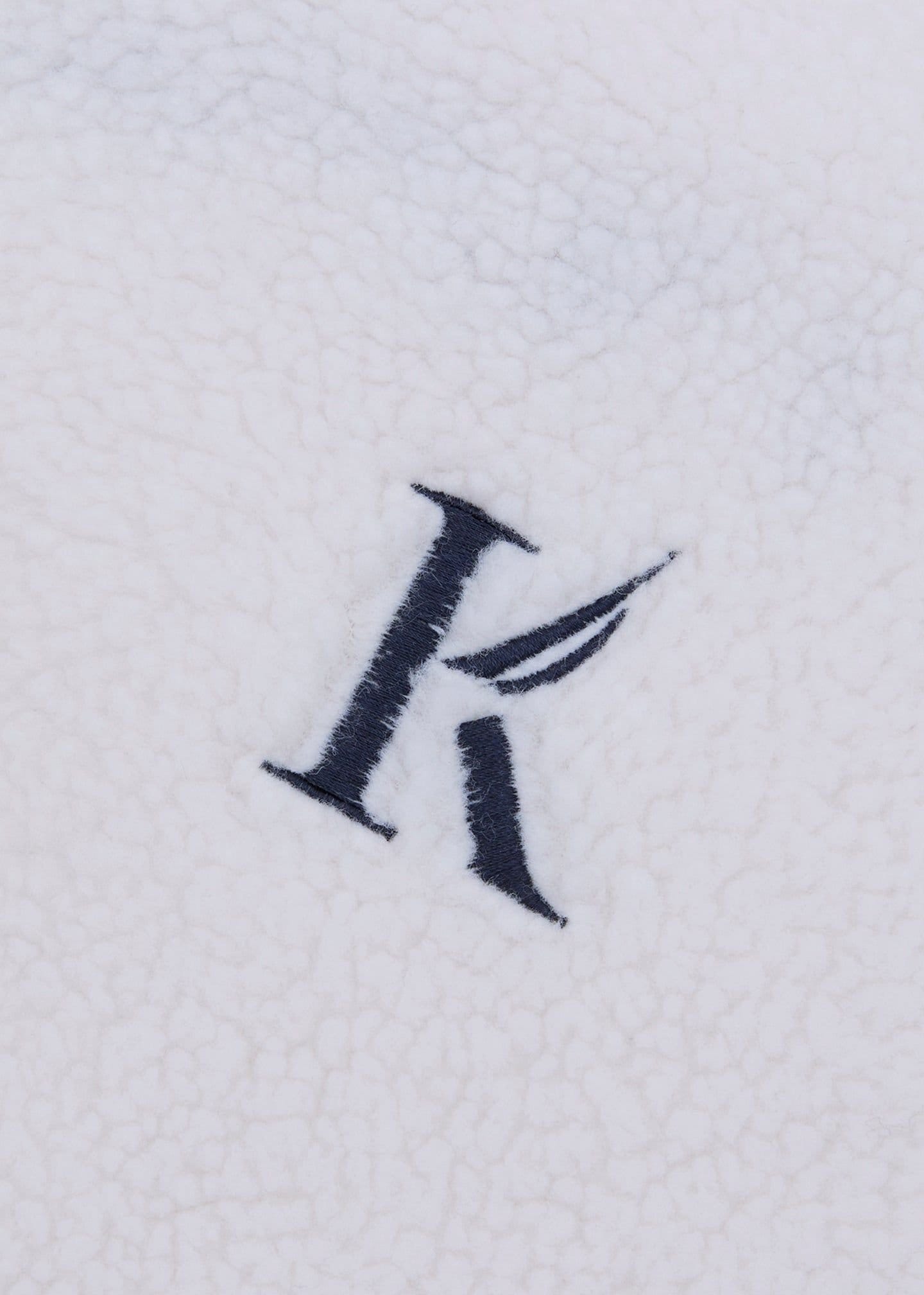 Nautica Nautica Men's Krost x Sherpa Quarter Zip Top in White - 4