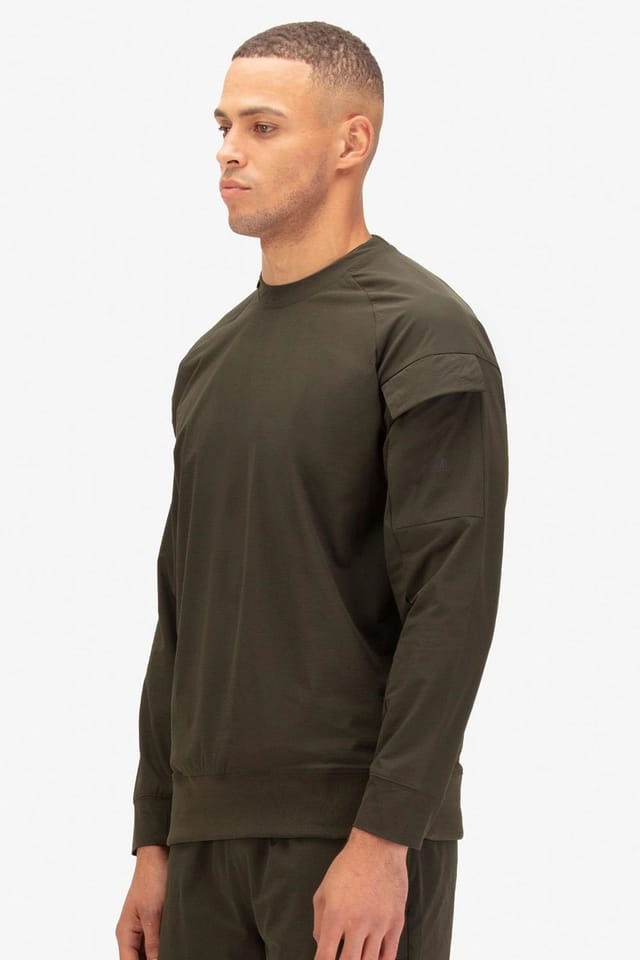Luke 1977 Luke 1977 Men's Introd Sweatshirt in Dark Green - 3