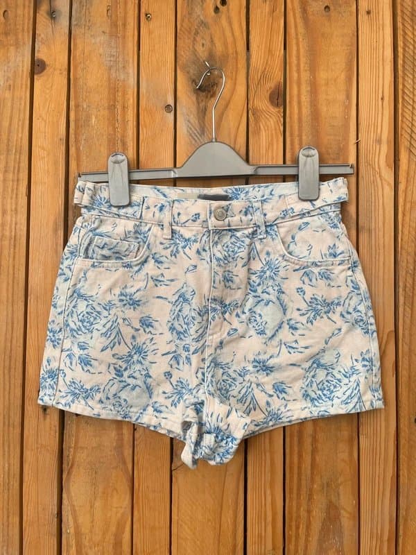 Topshop 2 x vintage Y2K Topshop denim summer shorts cut offs hot pants size 8 - have broken zips