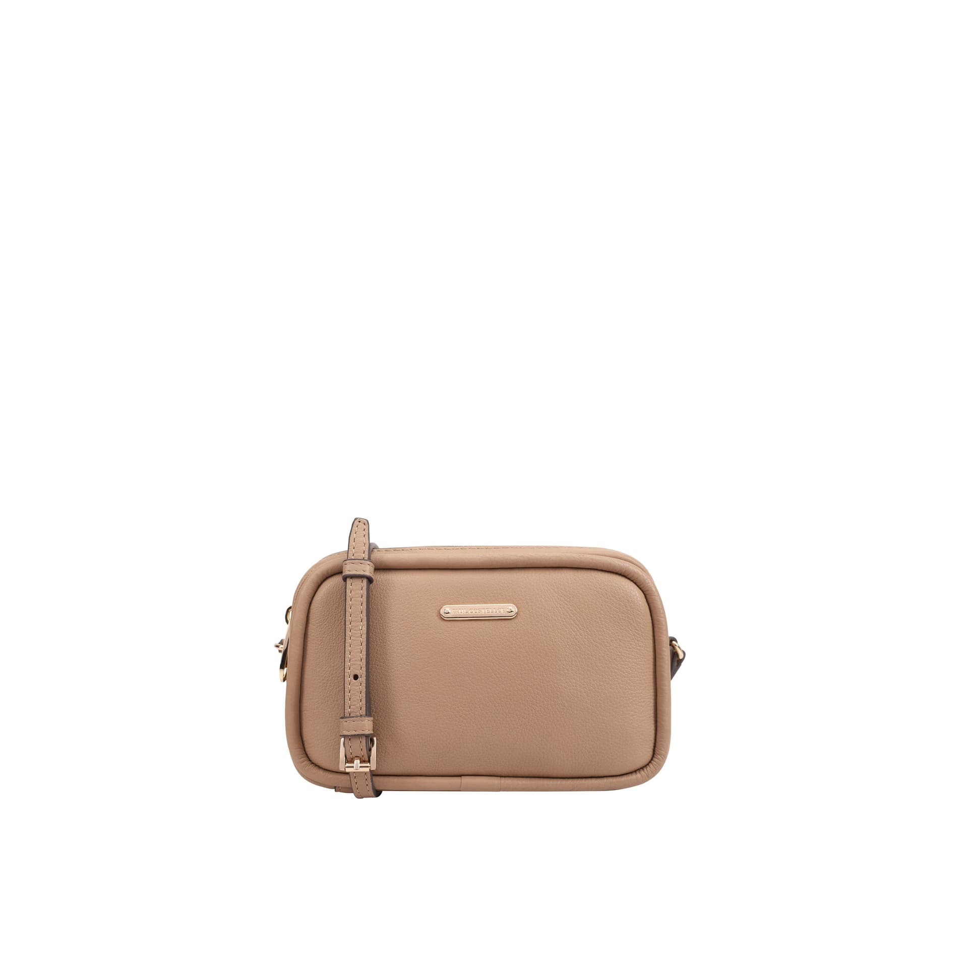 Paul Costelloe Paul Costelloe Beige Leather Crossbody Bag