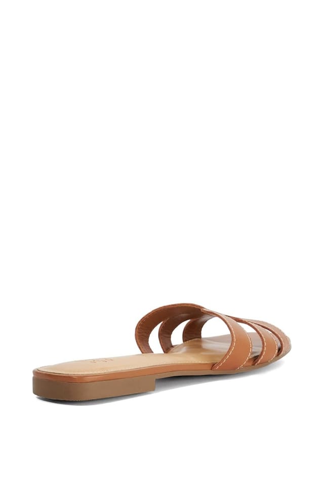 Dune London Dune London Women's 'Larrissa' Leather Sandals in Brown - 3