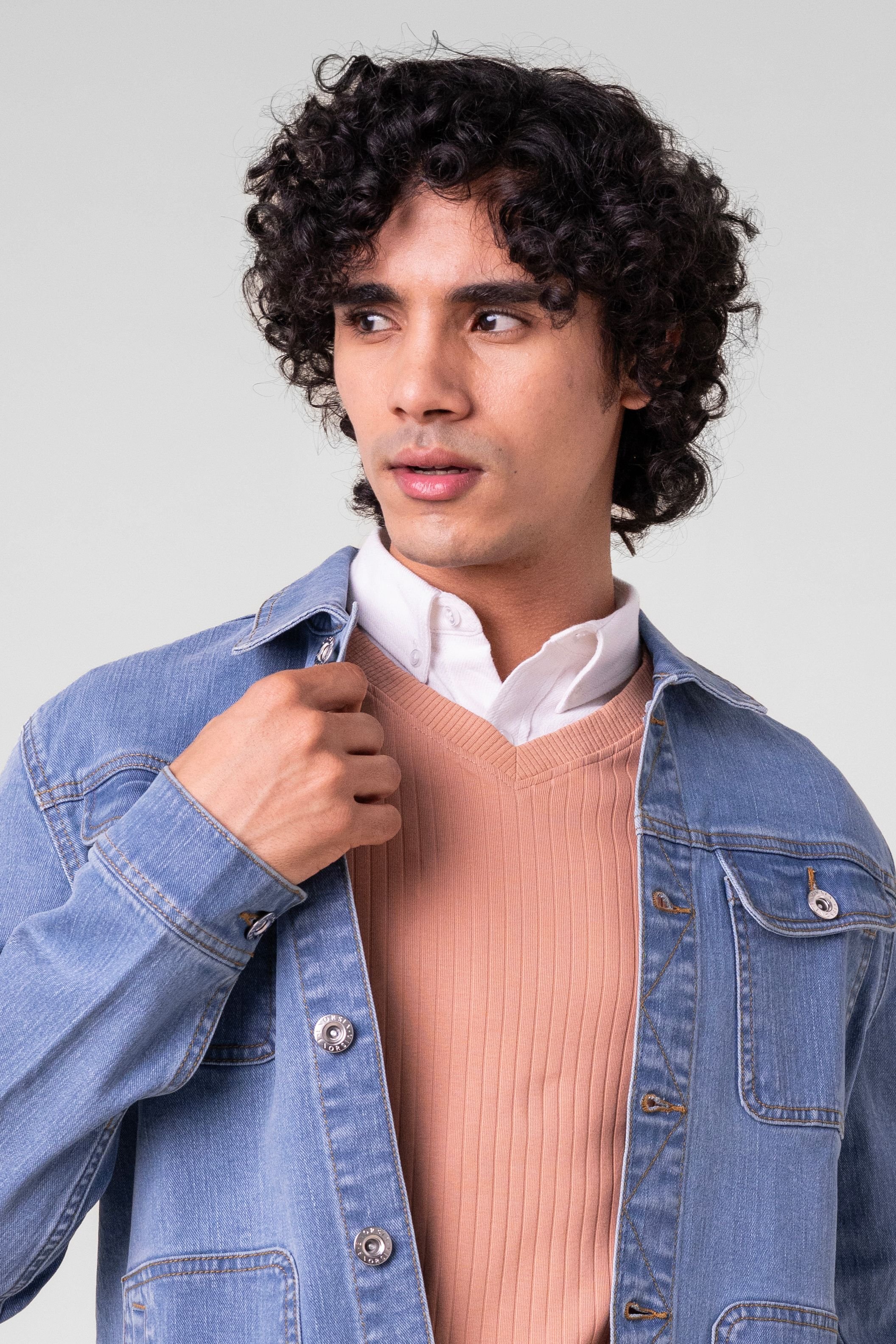 Enorsia Enorsia Men's Classic Blue Denim Jacket - 2