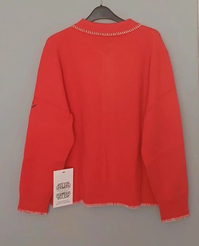 Never Fully Dressed Never Fully Dressed Red Mystical Embroidered Cardigan RRP £183 - size XL/18