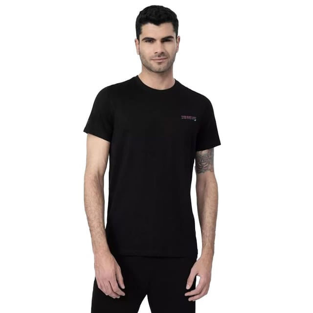 4F 4F Men's SS23TTSHM359 T-Shirt in Black - 3