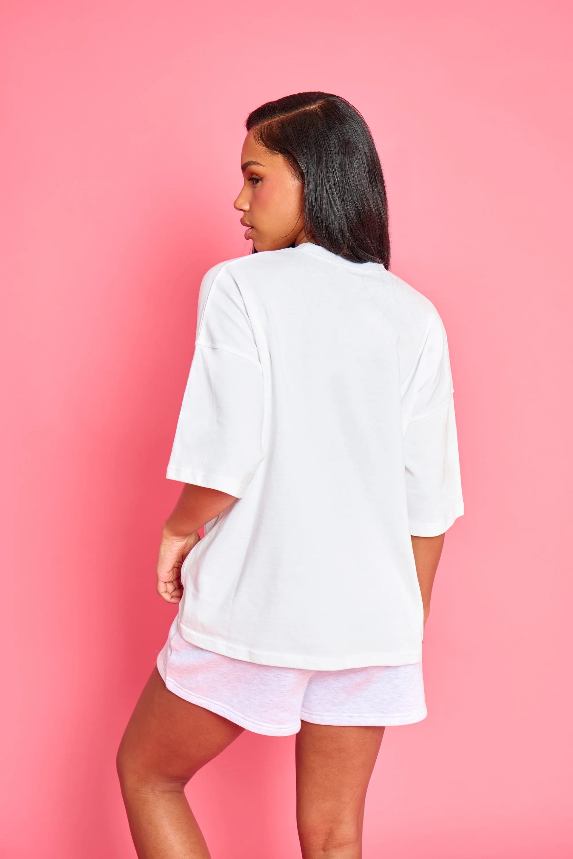 Kaiia Kaiia Oversized T-shirt White - 4