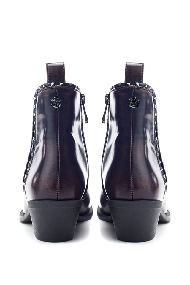 Moda in Pelle Moda In Pelle Women's 'Perah' Porvair Ankle Boots in Dark Brown - 3