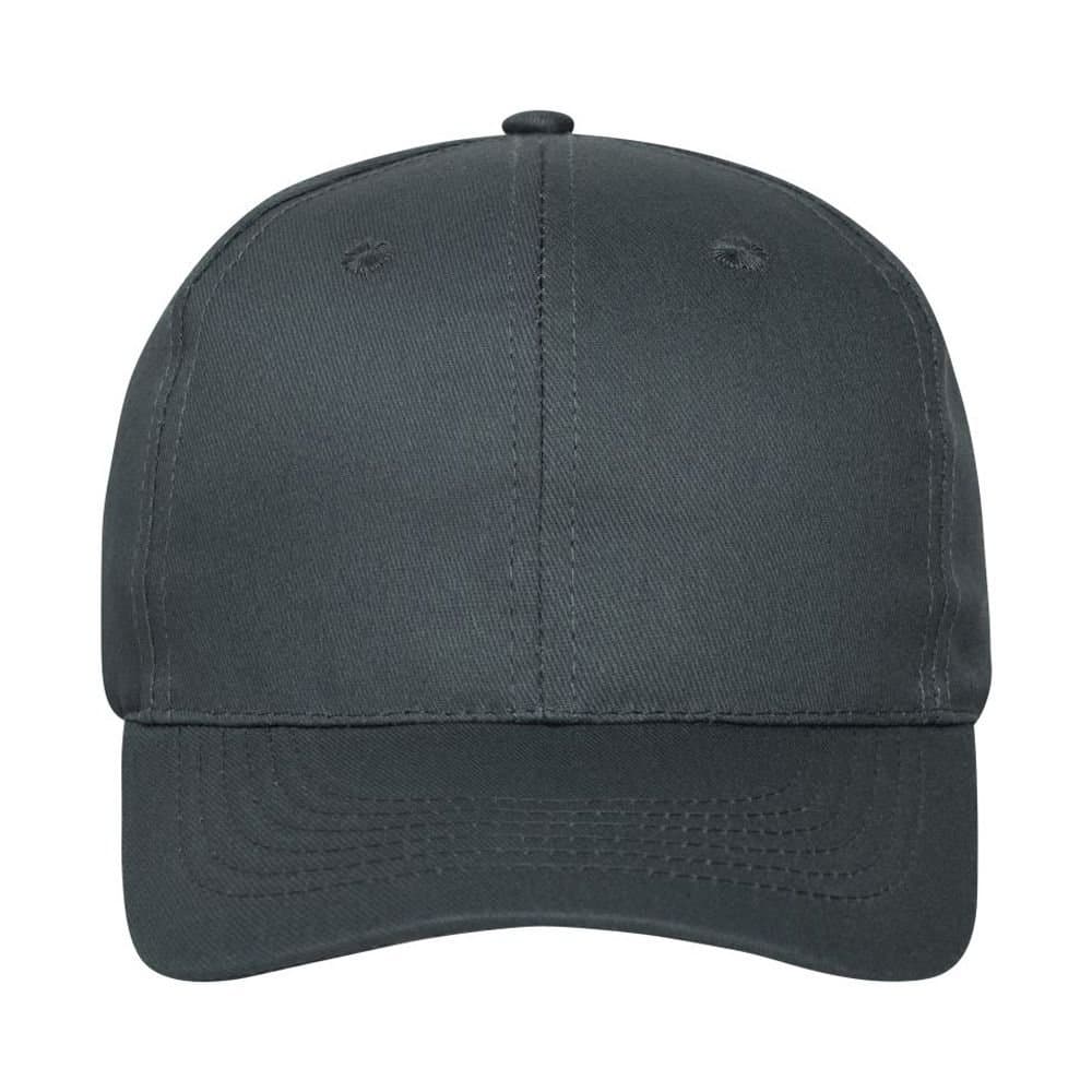Myrtle Beach Myrtle Beach Men's 6 Panel Cotton Baseball Cap in Dark Grey