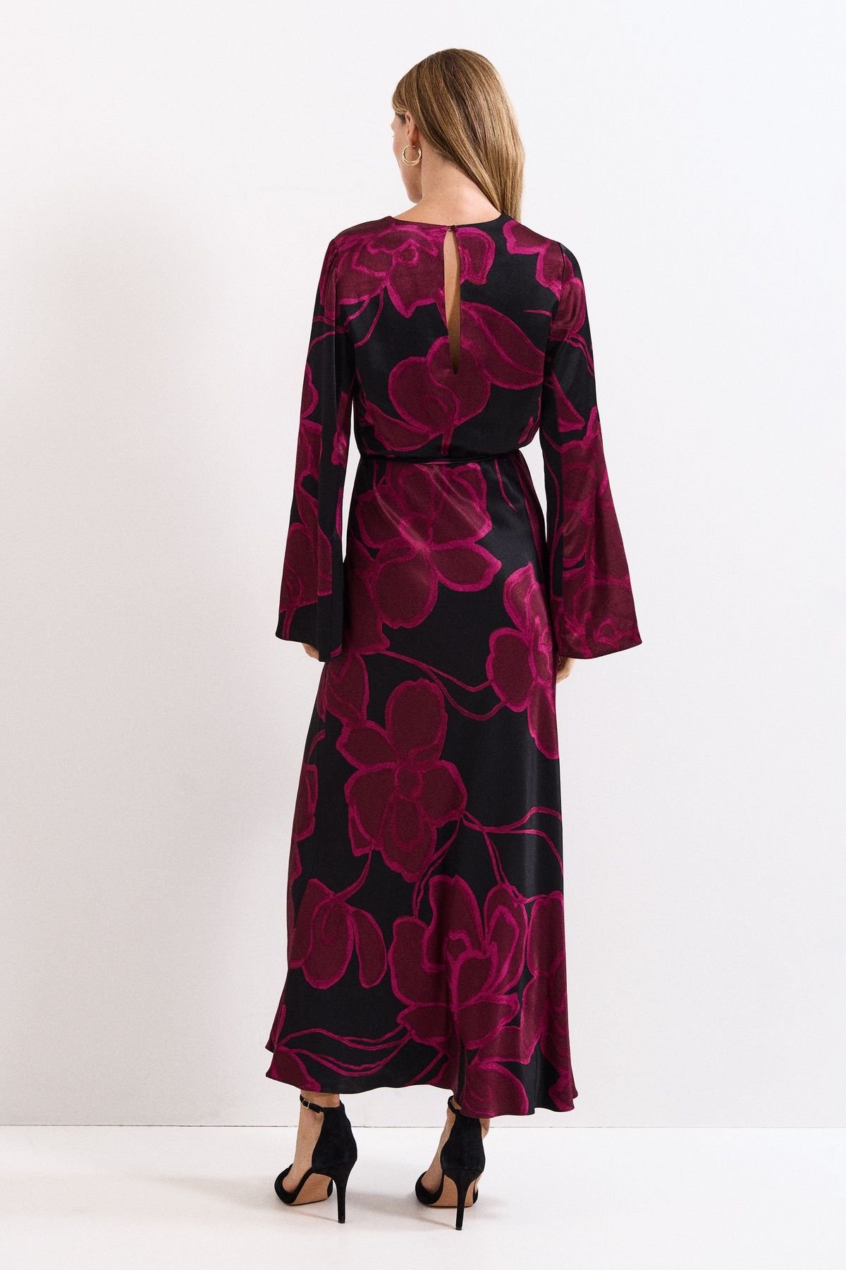 Phase Eight Phase Eight Women's Rhea Maxi Dress in Fuchsia - 4