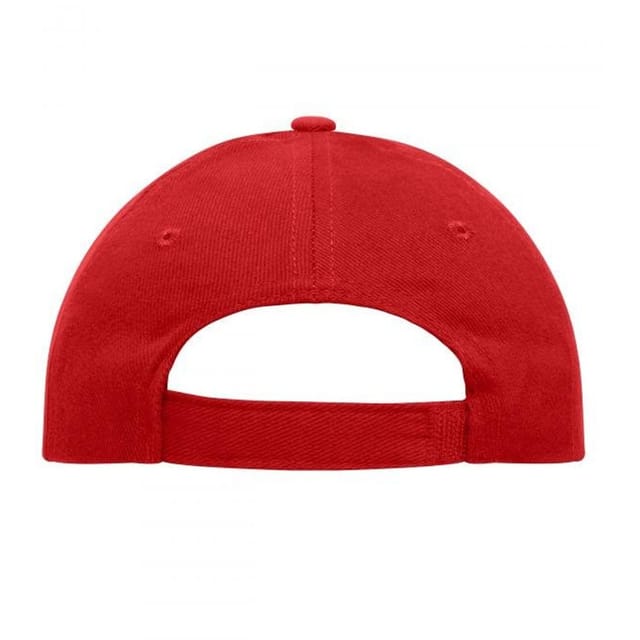 Myrtle Beach Myrtle Beach Men's 6 Panel Heavy Cotton Cap in Red - 2