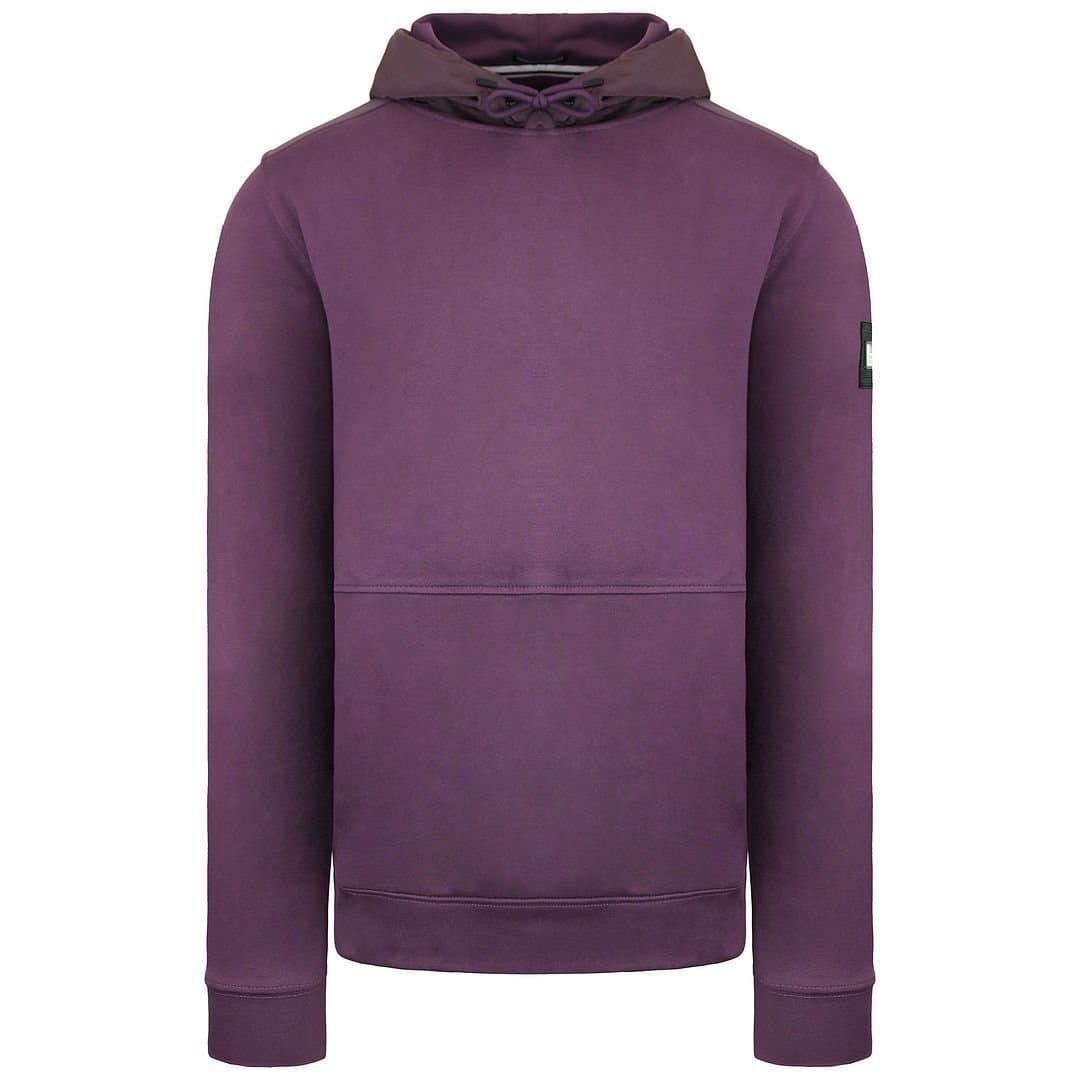 Weekend Offender Weekend Offender Men's Long Sleeve Dark Grape El Caminito Hoodie in Purple