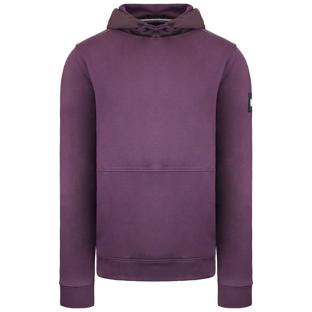 Weekend Offender Weekend Offender Men's Long Sleeve Dark Grape El Caminito Hoodie in Purple - 1