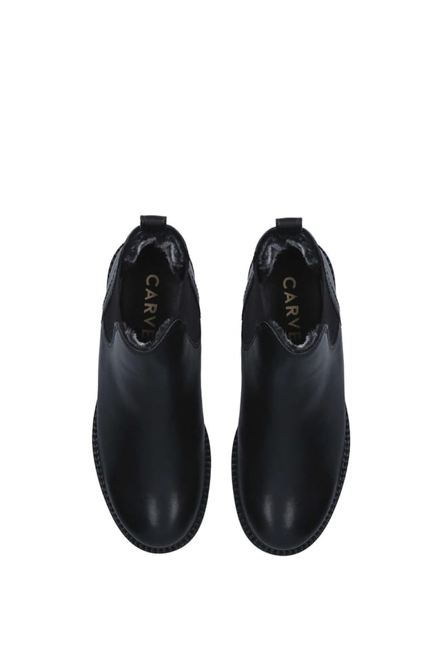 Carvela Carvela Women's 'Russ' Leather Boots in Black - 2