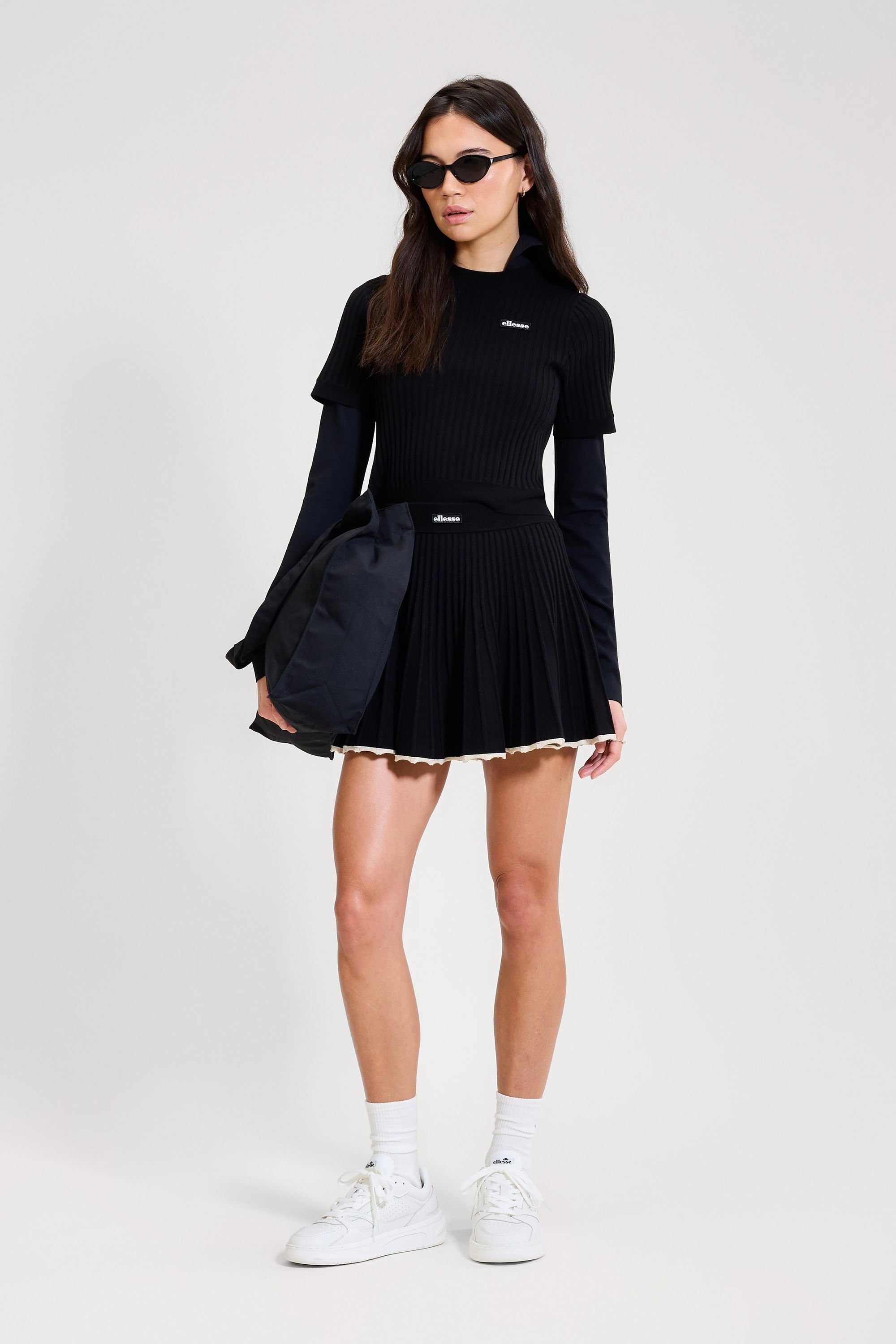 Ellesse Ellesse Women's The Court Knitted Tee in Black - 4