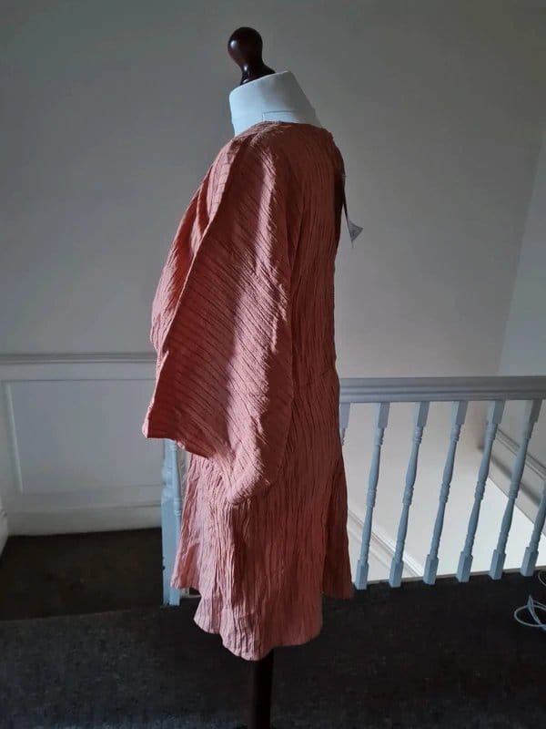 ASOS Curve Apricot Terracotta Kaftan Dress