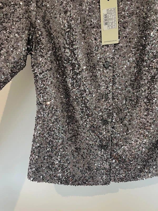 Never Fully Dressed Never Fully Dressed Sequin Cardigan Size Medium