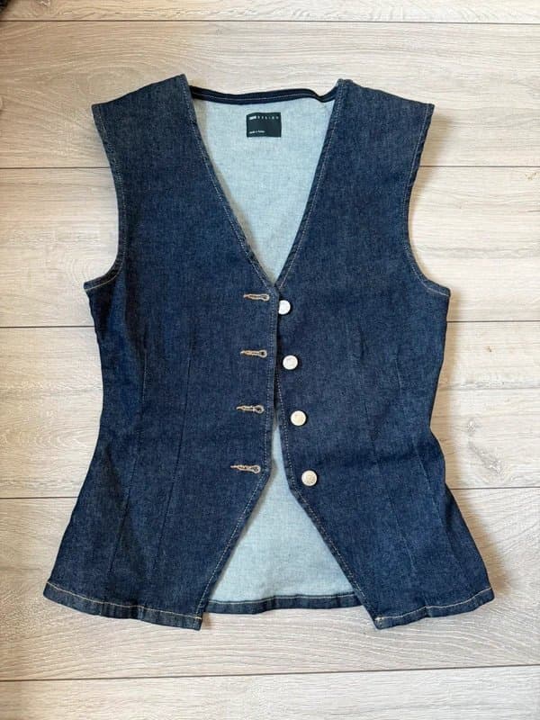 ASOS ASOS Design denim waistcoat