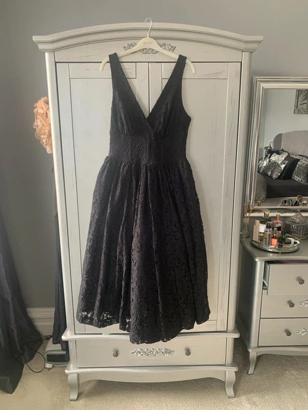 New Look New look black wedding guest dress - 1