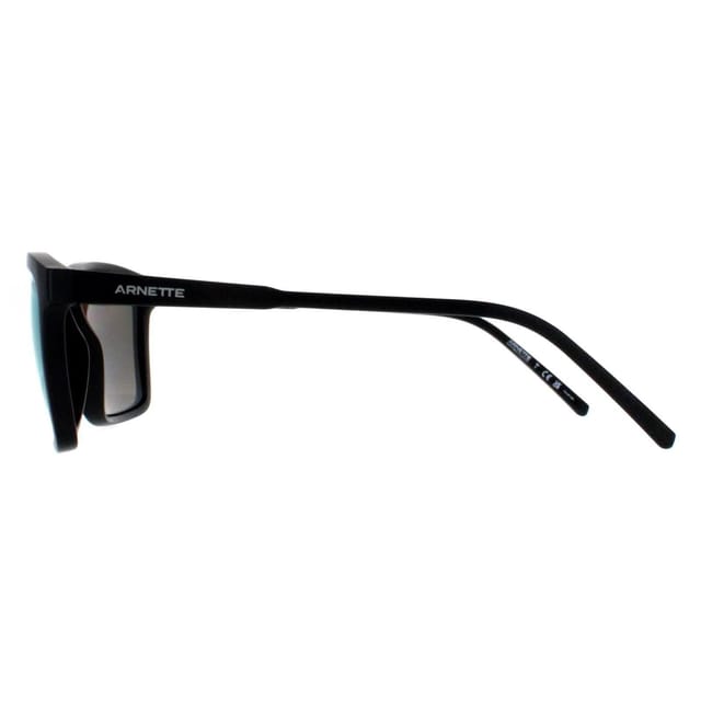 Arnette Arnette Men's Rectangle Matte Black Dark Grey Mirror Water Polarized AN4283 Shyguy - 3