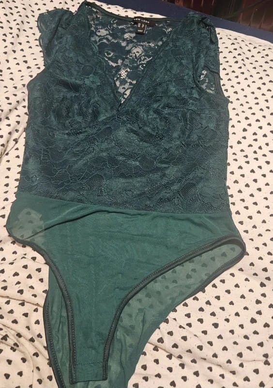 New Look Jade lace bodysuit. 12