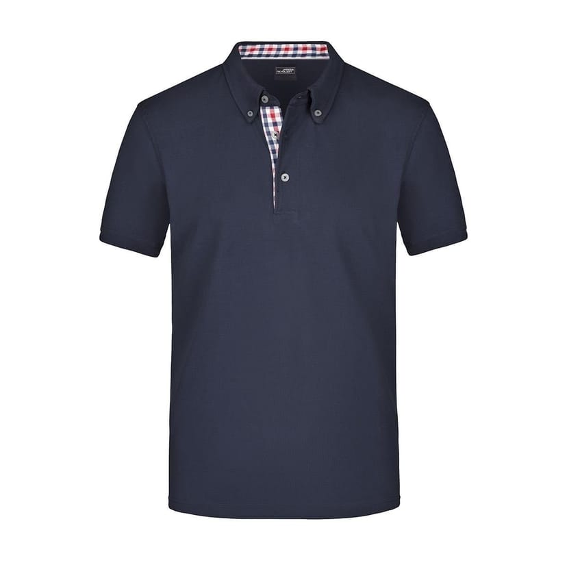 James and Nicholson James and Nicholson Men's Plain Polo Shirt in Navy - 1