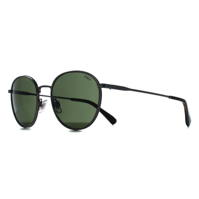 Polo Ralph Lauren Polo Ralph Lauren Men's Round Semishiny Gunmetal Bottle Green PH3163 in Silver - 2