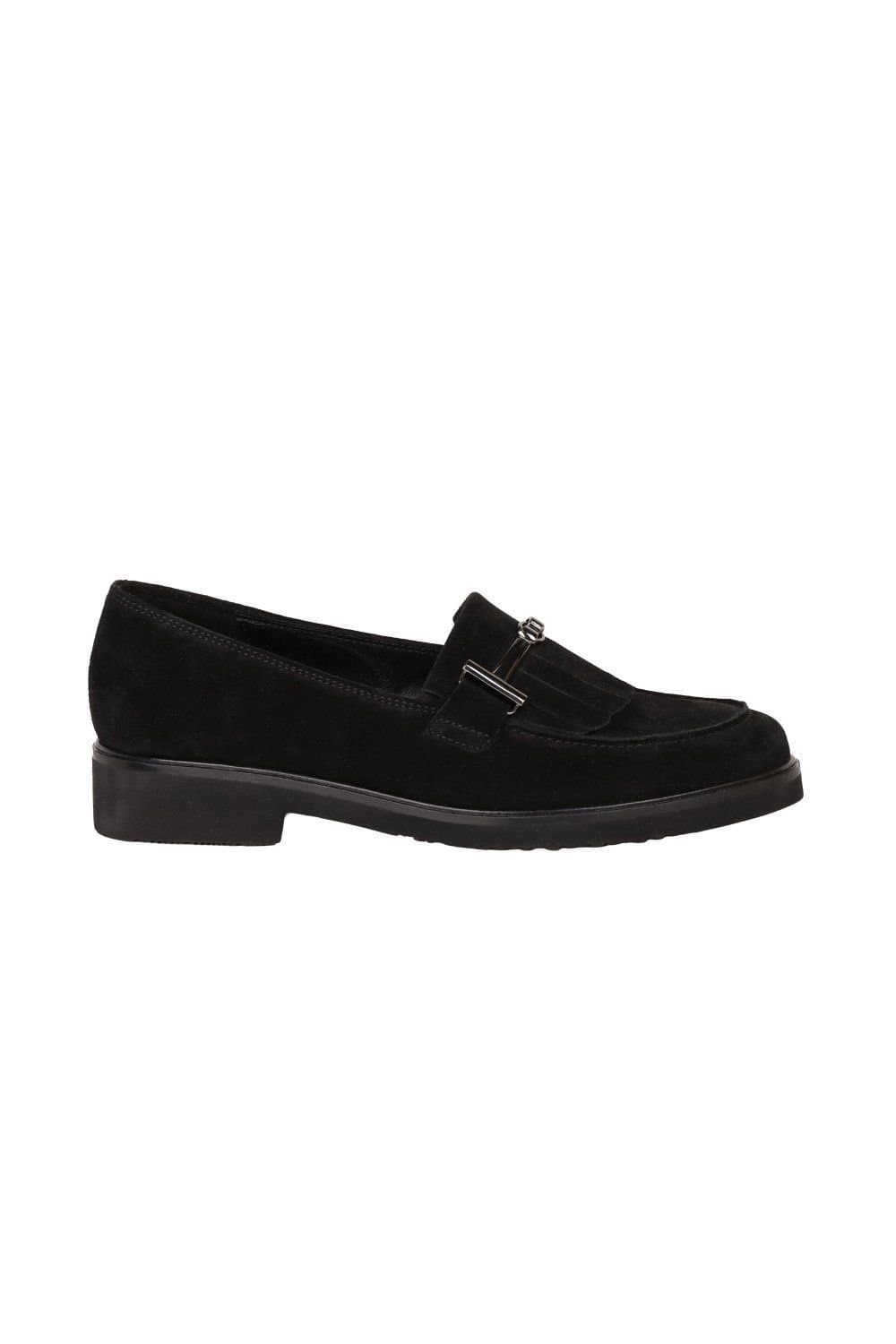 Gabor Gabor Women's 'Leader' Fringe Loafers in Black