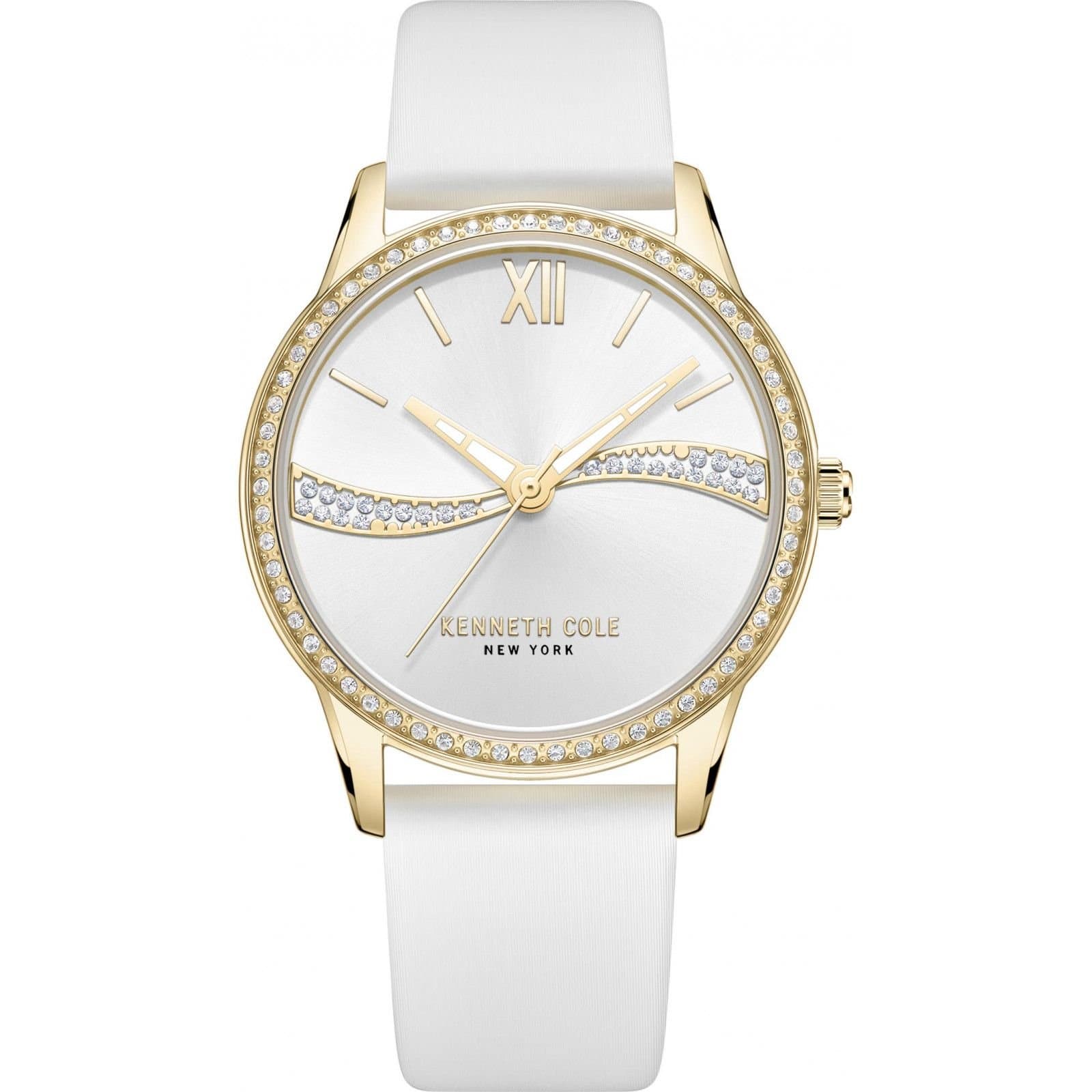 Kenneth Cole Kenneth Cole Women's KCWLA2219602 Classic 36mm Quartz Watch in White