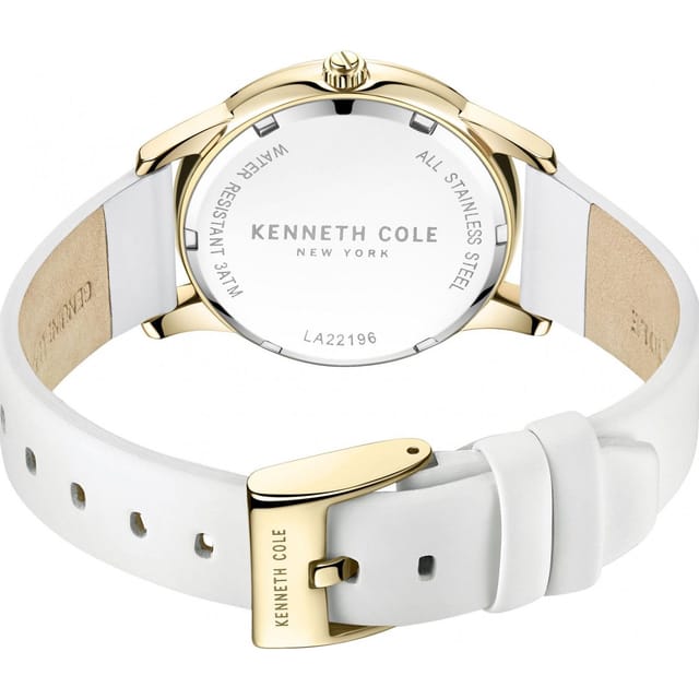Kenneth Cole Kenneth Cole Women's KCWLA2219602 Classic 36mm Quartz Watch in White - 2