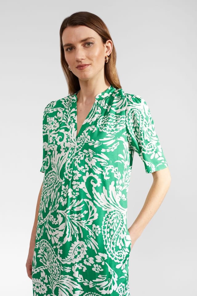 Hobbs London Hobbs London Women's Lucille Dress in Green - 3