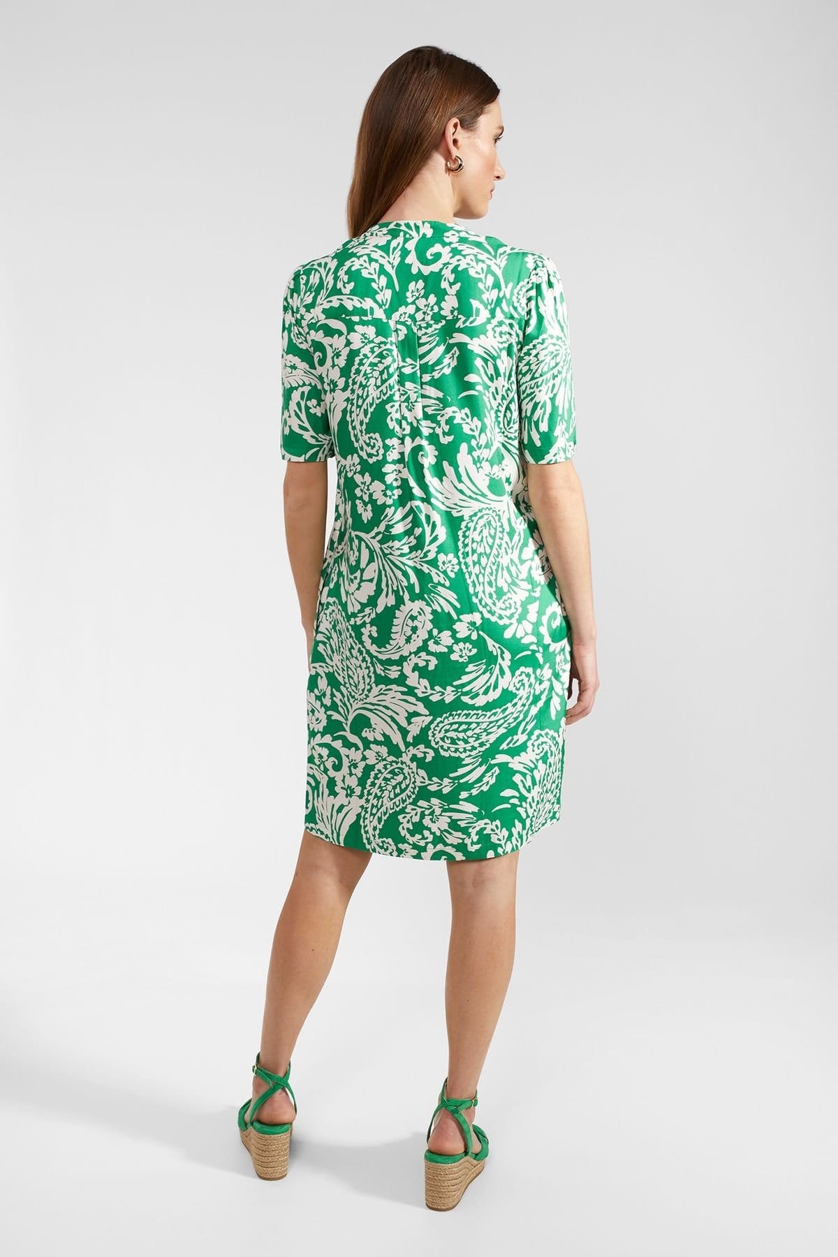 Hobbs London Hobbs London Women's Lucille Dress in Green - 4
