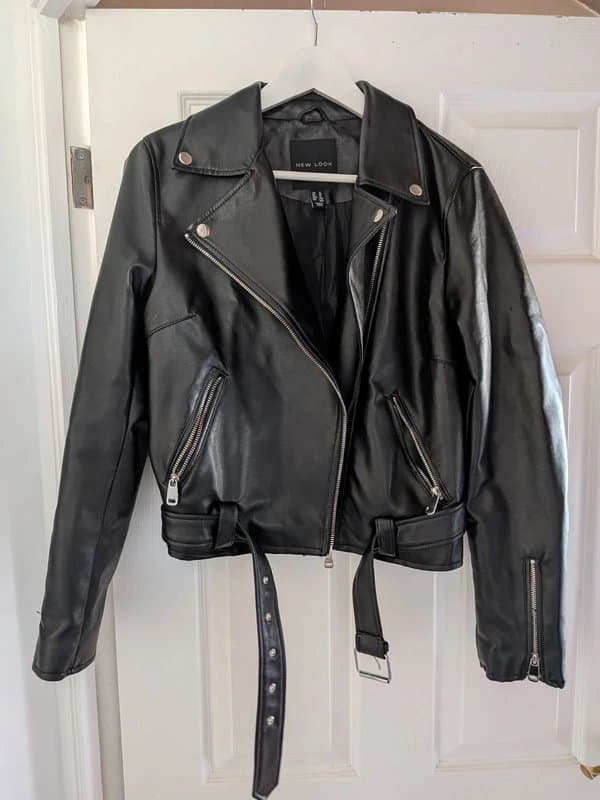 New Look Black Faux Leather Jacket